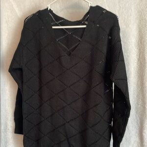 Elegant Black Women's Sweater